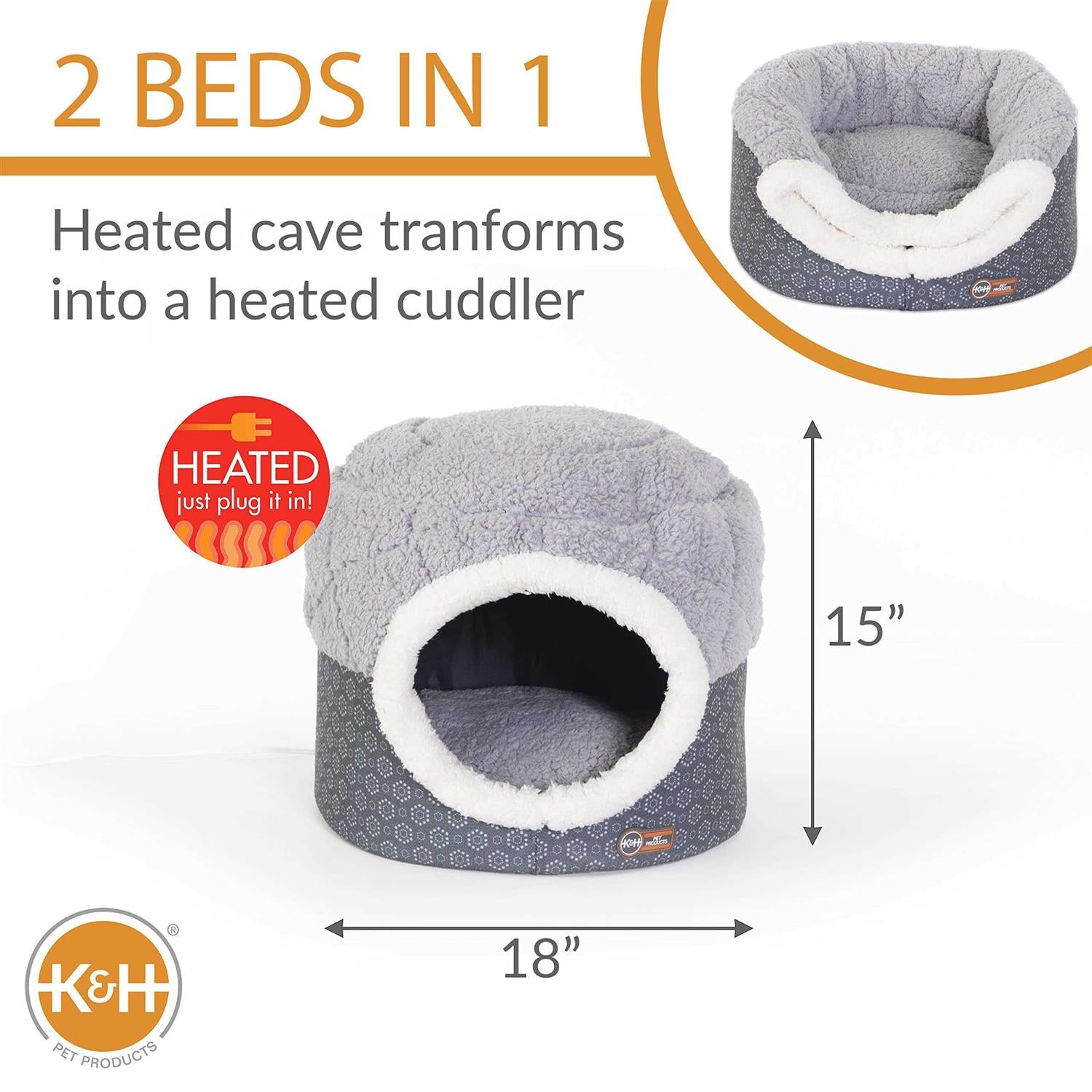 Heated Cat Bed Z3496