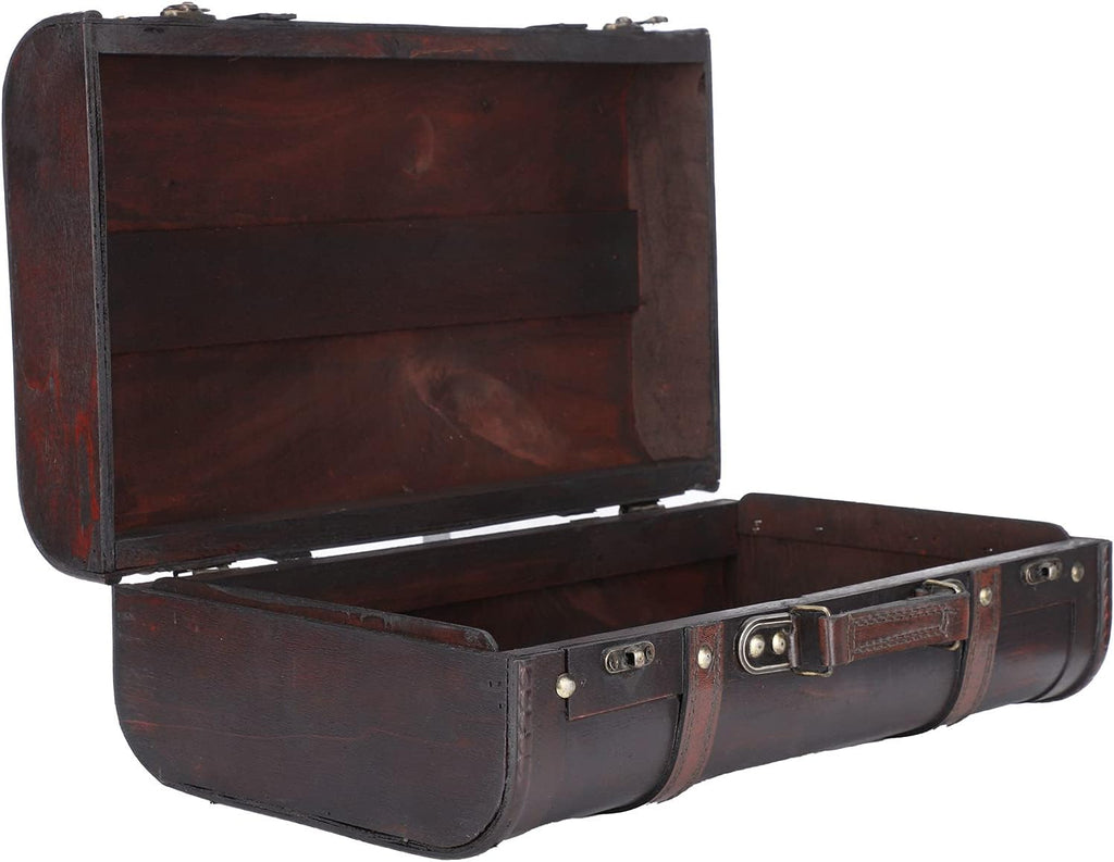 Antique Wooden Suitcase M7874