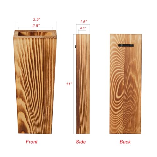 3 Pack Wood Wall Planter I407750