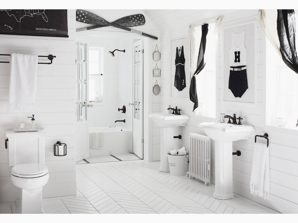 White 24x22 Pedestal Bathroom Sink X7630