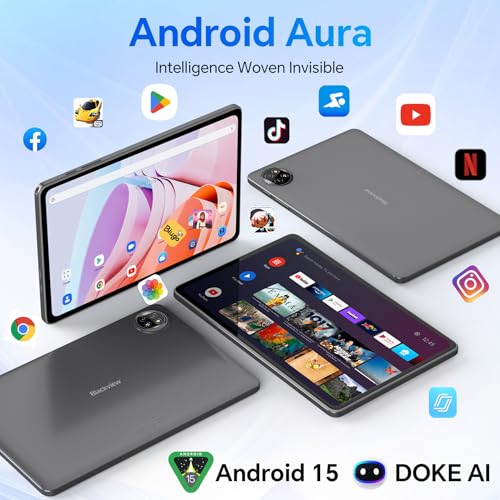 Blue 10 inch Android Tablet with 4GB RAM 64GB ROM R779