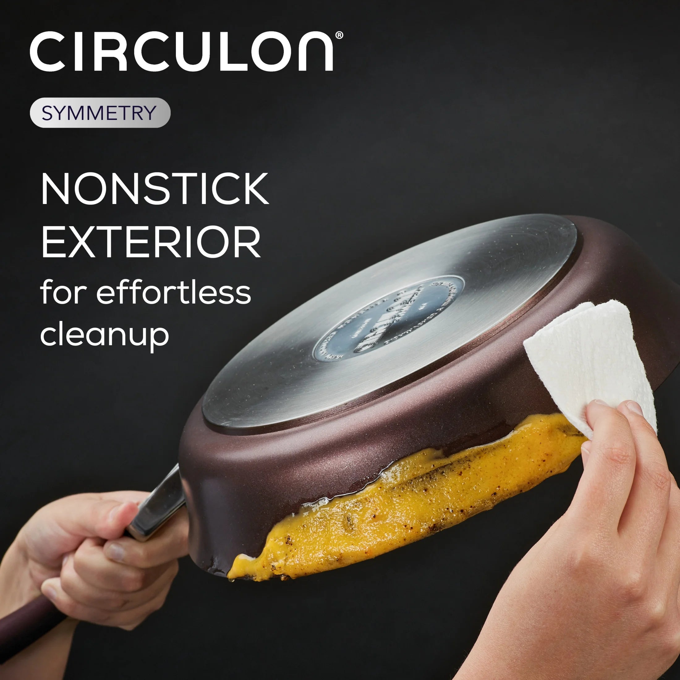 10" and 12" Hard-Anodized Nonstick Fry Pan Set Y9586