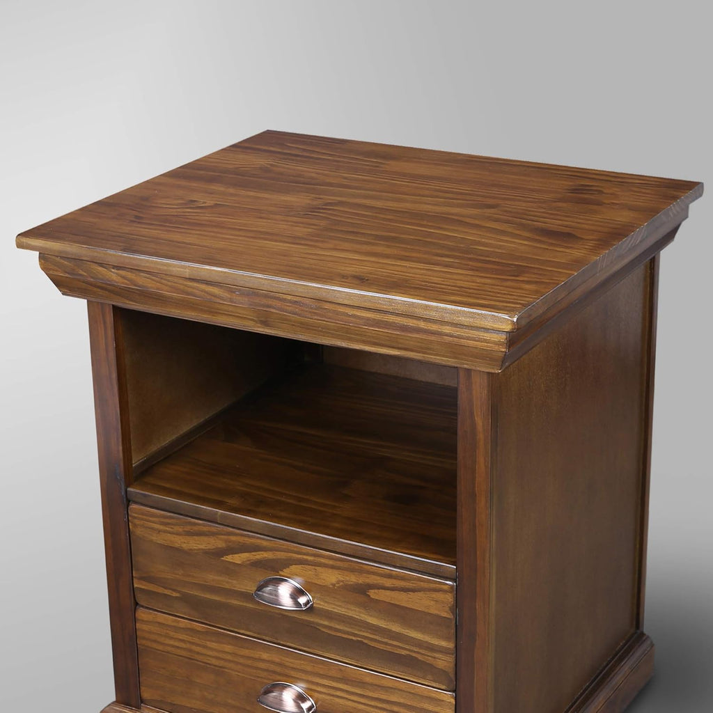 Mocha Nightstand L66325