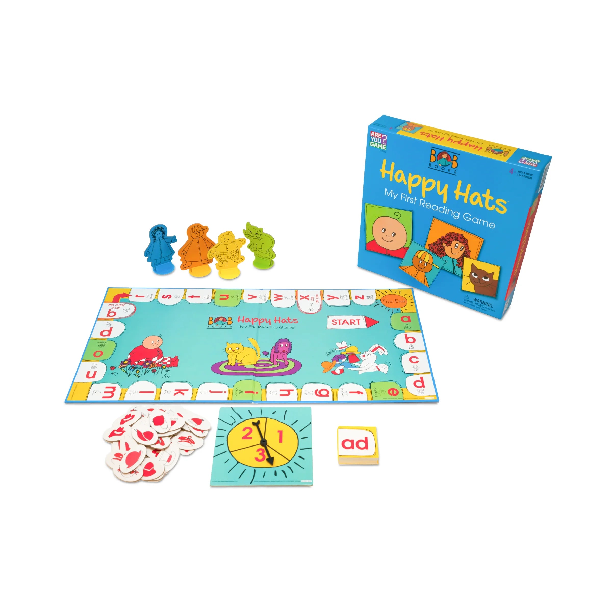 Bob Books Happy Hats My First Reading Game U274