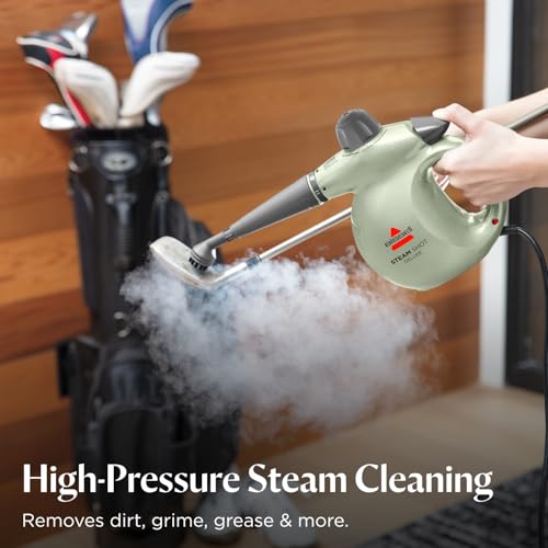 handheld pressurized steamer with 10 cleaning tools J6287
