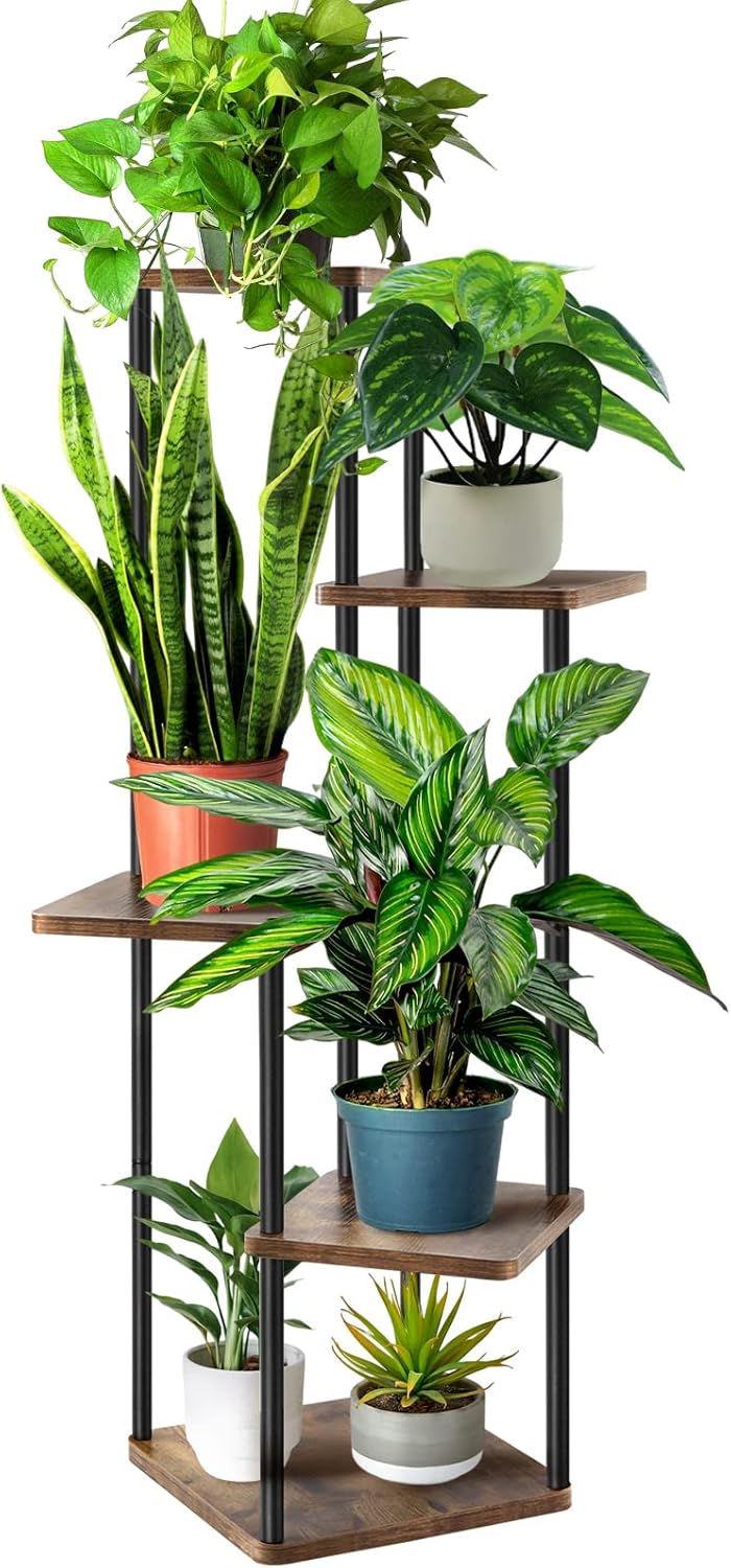 Brown 4 Tier & 5 Tier Plant Stand T1457