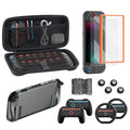 16 in 1 Game Kit: Carrying Case, Screen Protector with Alignment Frame, Steering Wheel, Grip Y134