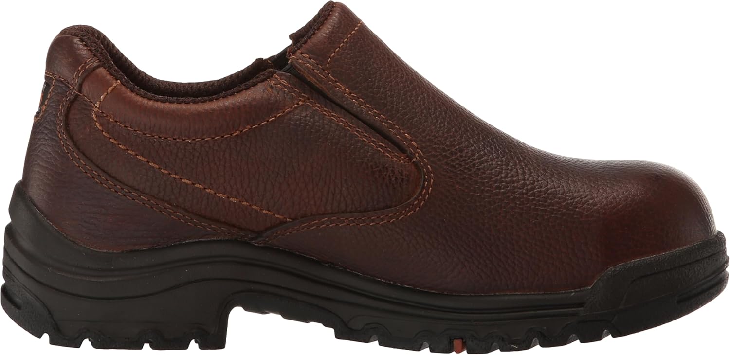 Camel Brown Slip On Alloy Safety Toe Work Shoe G607823