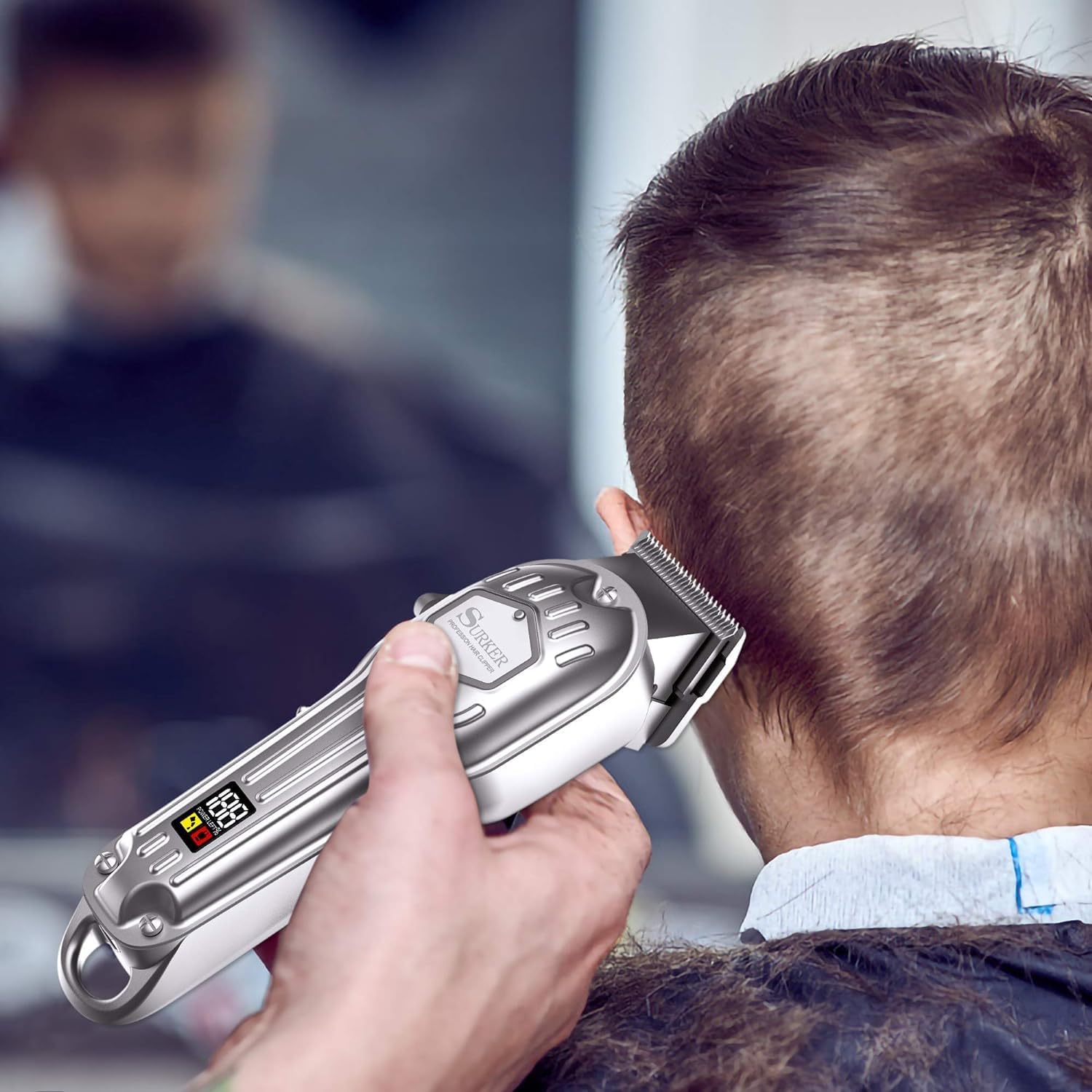 Mens Hair Clippers Cord Cordless Hair Trimmer Professional Haircut Kit R2093