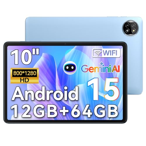 Blue 10 inch Android Tablet with 4GB RAM 64GB ROM R779