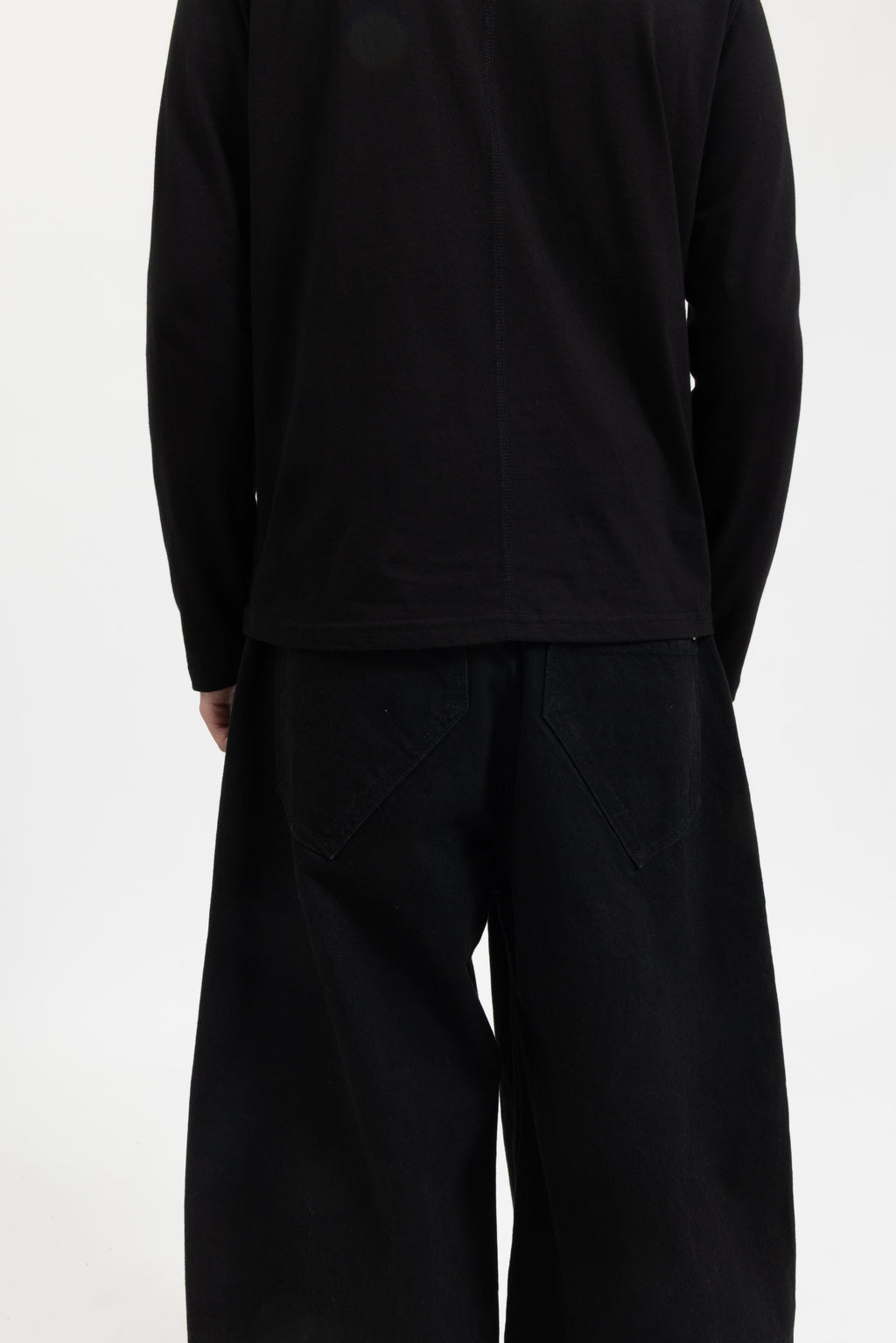BAGGY DENIM JEANS - TRUE BLACK
