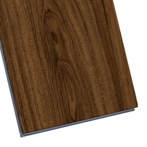 SPC Rigid Core Vinyl Flooring, Wood-Look Planks, 21.4 Sq.Feet (Hickory 10 Planks) O6412