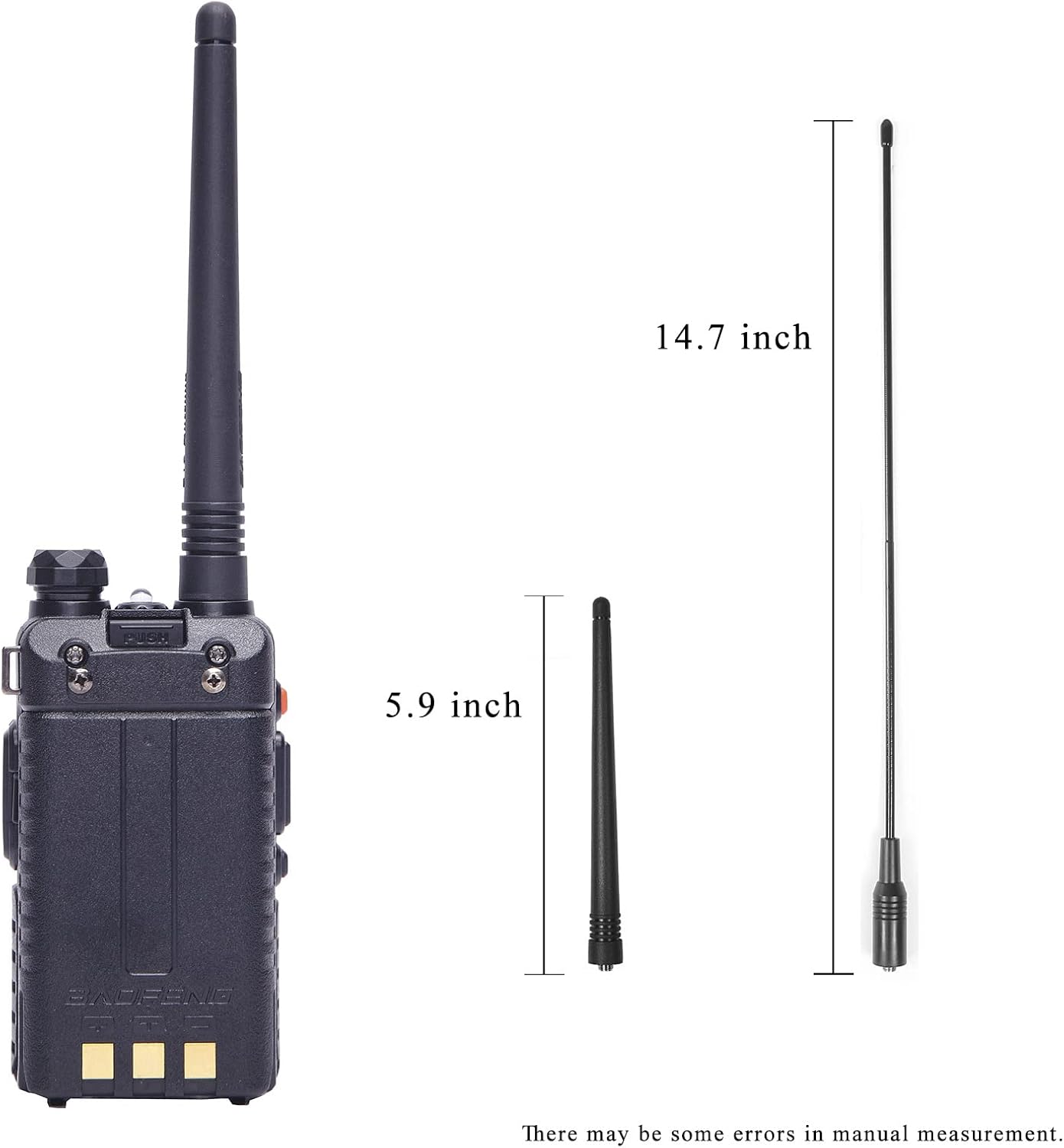 8 Watt Dual Band Portable Radio with 3800mAh Battery P510