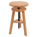 Natural Solid Beech Wood Swivel Stool I990