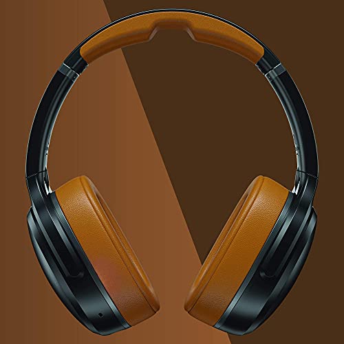 Black/Tan Noise Canceling Wireless Headphone A1203