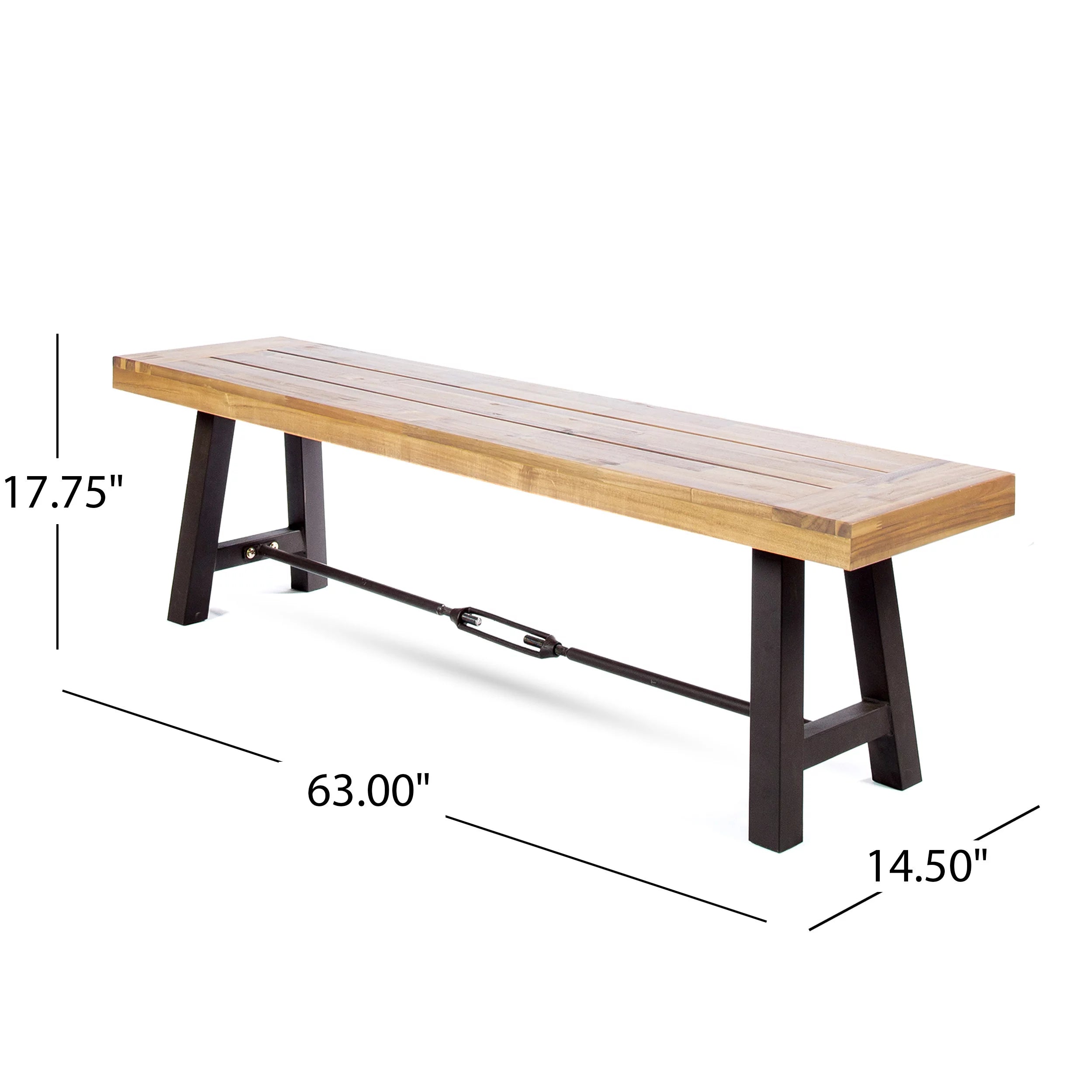 3-Piece Acacia Wood Picnic Table A27159