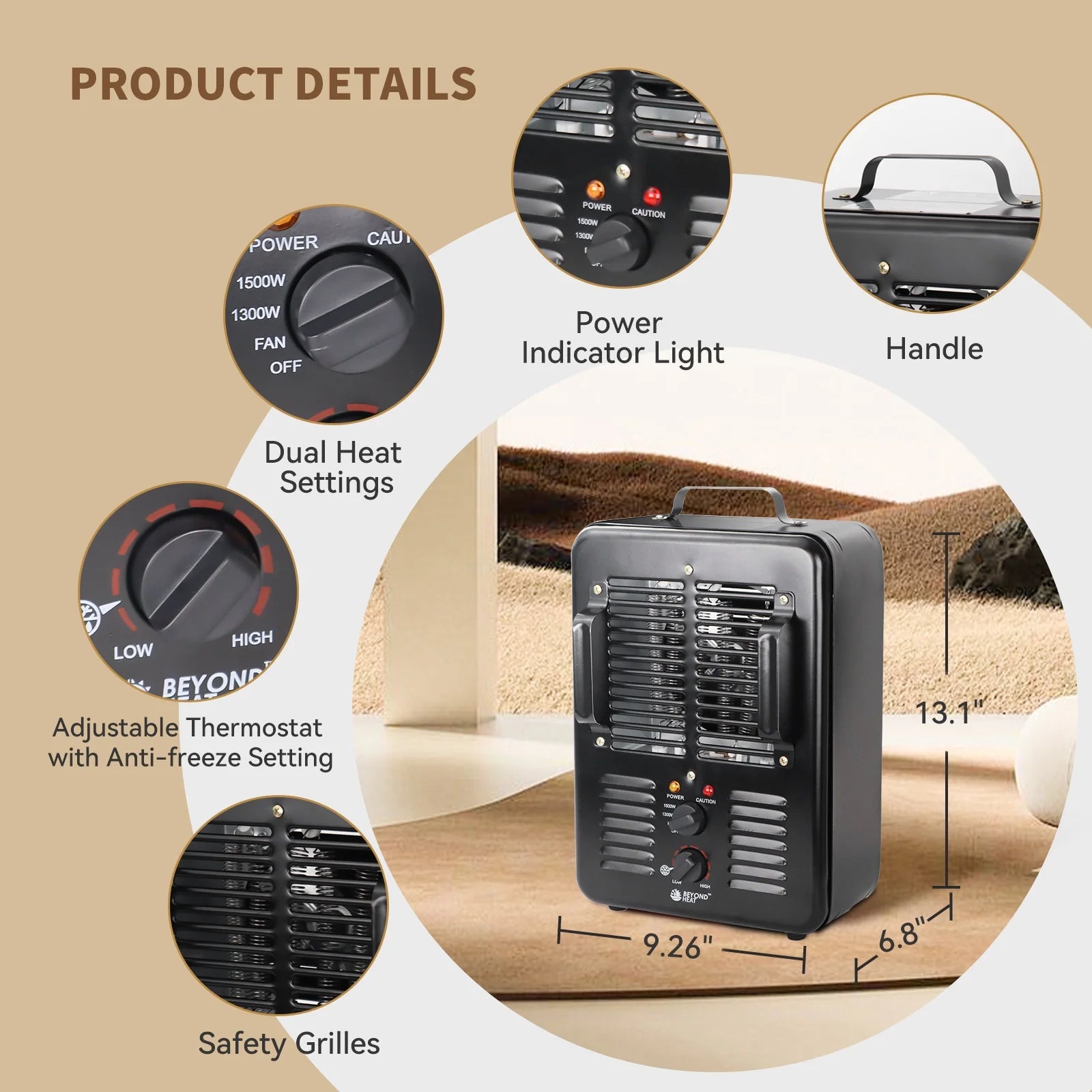 Milkhouse Utility Heater T3441