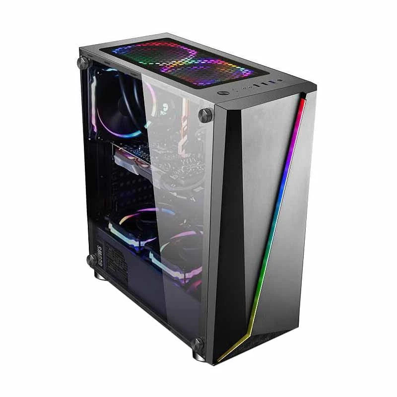 RGB Tempered Glass ATX Mid Tower Case X167