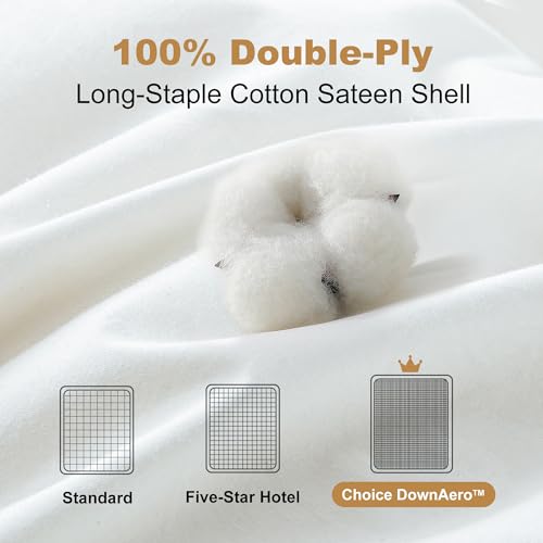 King Size 900 Fill Power Goose Down Comforter Z45107
