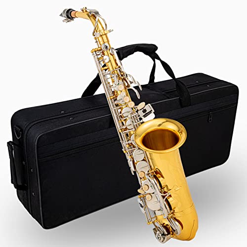 Black/gold keys Eb Alto Saxophone with Case M3844