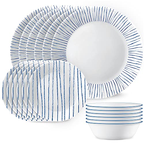 18-Piece Triple Layer Glass Dinnerware Set G877862