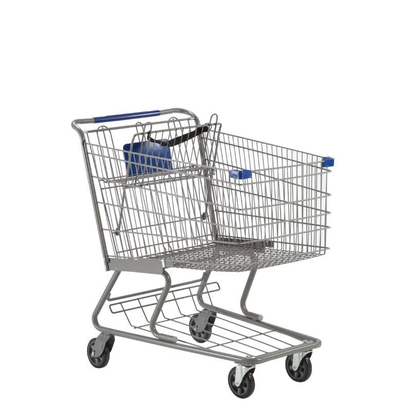 Large Metal Grocery Shopping Cart N604