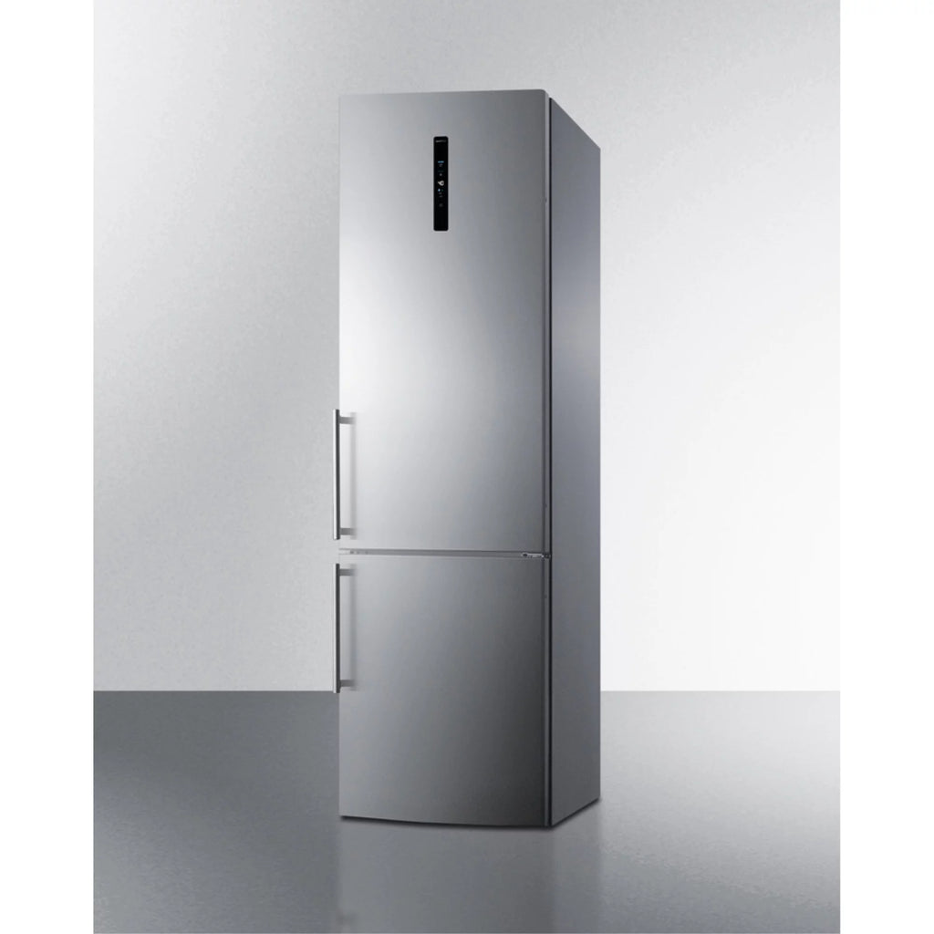 Stainless Steel Counter Depth Bottom Freezer Refrigerator with Icemaker Y9911