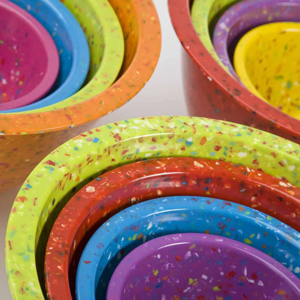 4 Piece Melamine Mixing Bowls in Orange, Kiwi, Turquoise, Magenta R398523