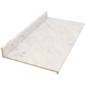 White 4-ft Straight Laminate Kitchen Countertop Y6032