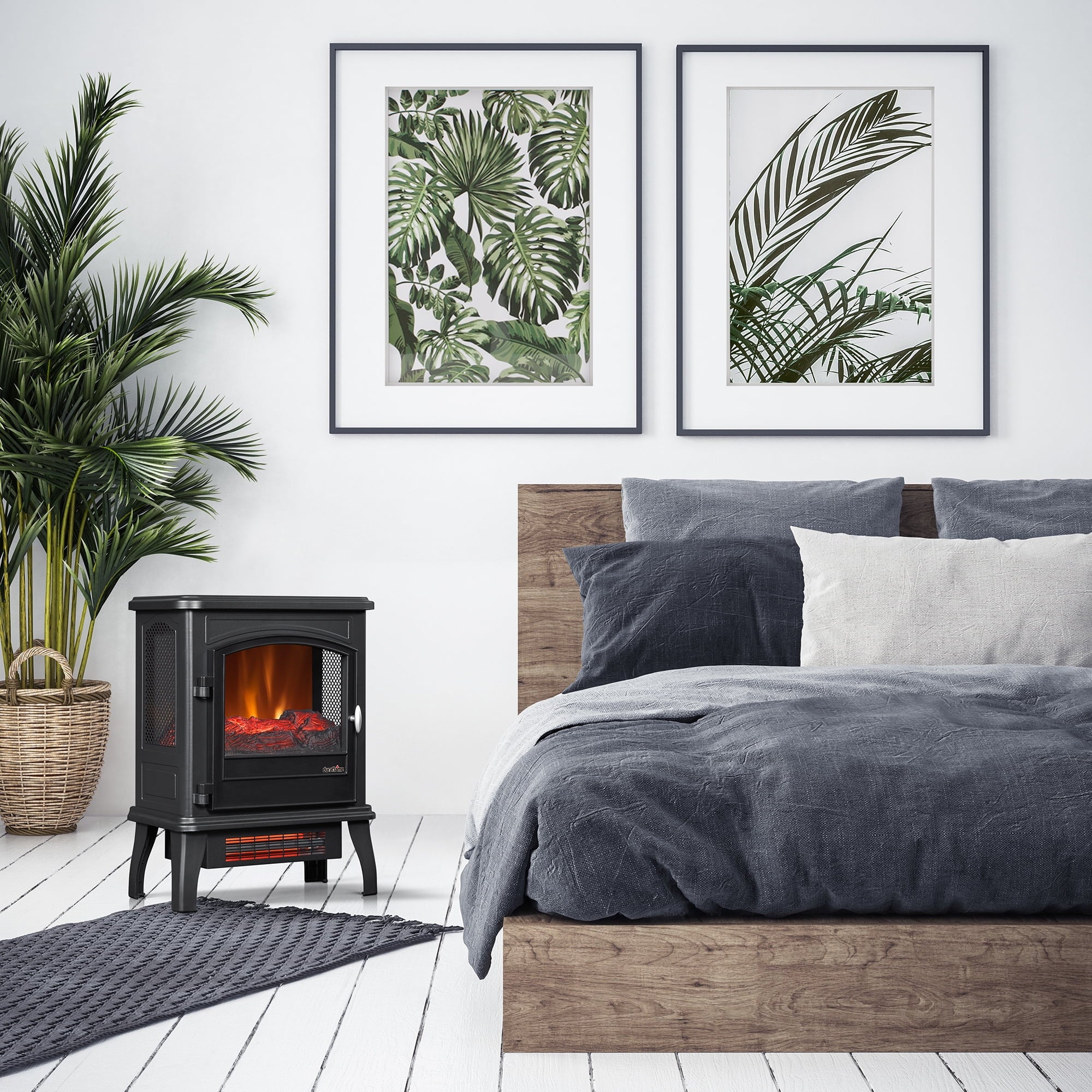 Infrared Quartz Electric Fireplace Stove Heater T9632