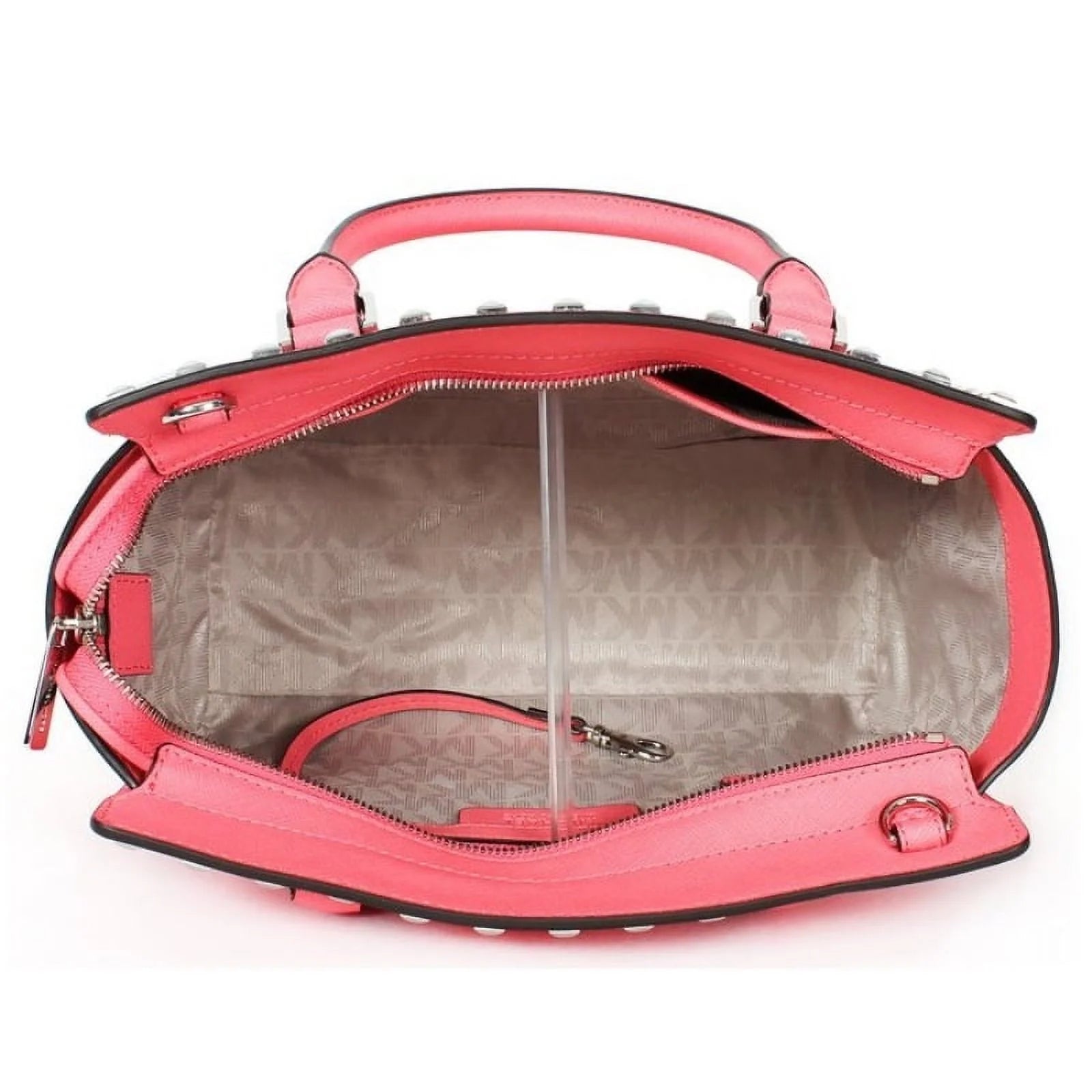 Coral Top Zip Satchel W590182