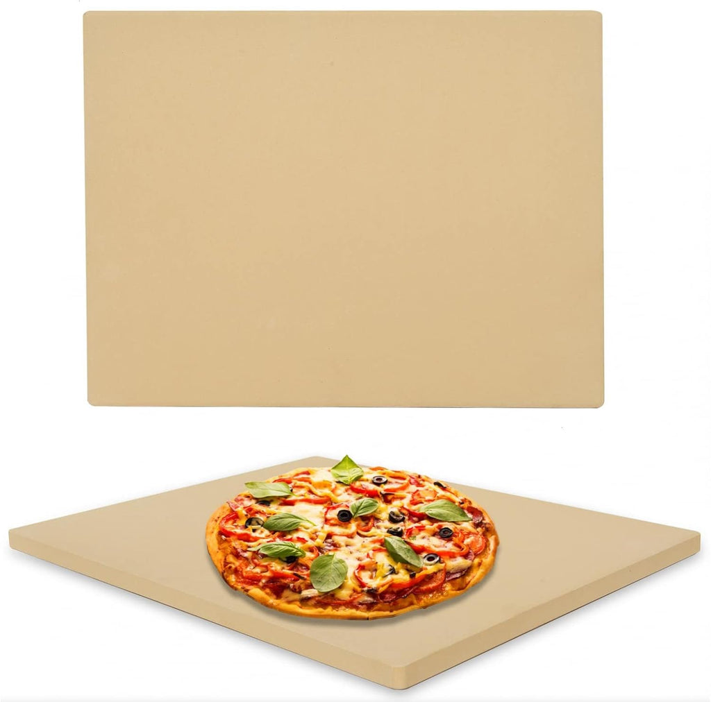 Rectangular Ceramic Baking Stone 15x12 Inch A383