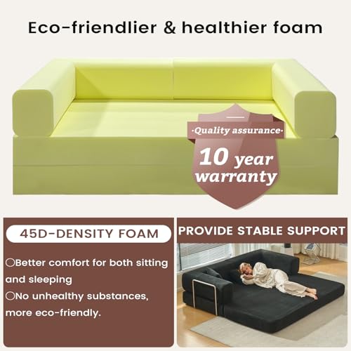 Off White Corduroy Modular Floor Couch L6046