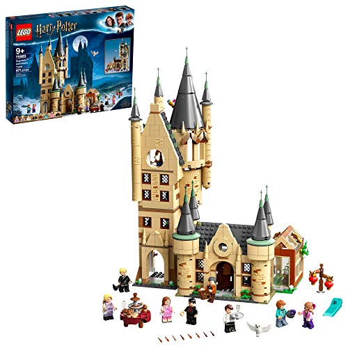 LEGO Harry Potter Hogwarts Astronomy Tower Castle Toy Playset with 8 Character Minifigures G49737