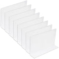 8 Pcs Clear Acrylic Closet Shelf Dividers B732903