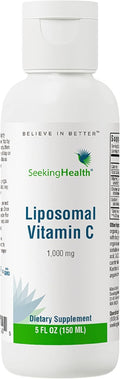Liposomal Vitamin C Liquid Supplement, Natural Lemon, 5 Oz E602