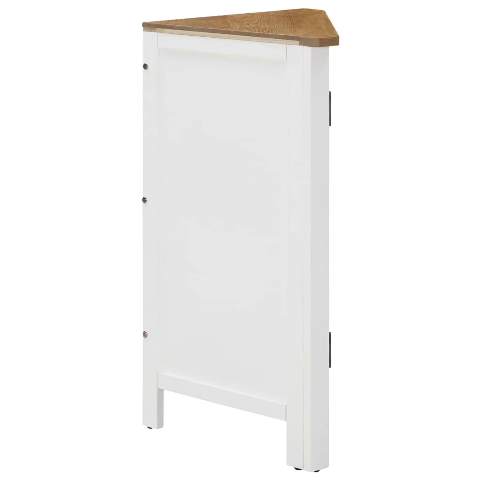 Solid Oak Wood Corner Cabinet 23.2"x17.7"x31.5" U118
