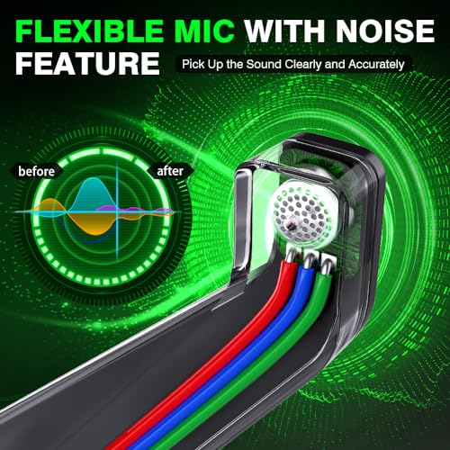 Wireless Gaming Headset with Noise Canceling Microphone, 50H Battery U41562