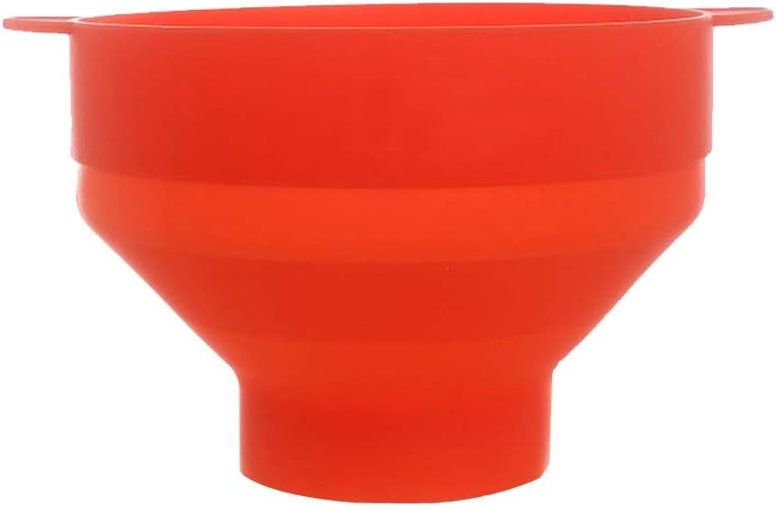 Collapsible Silicone Microwave Popcorn Popper with Lid V17769