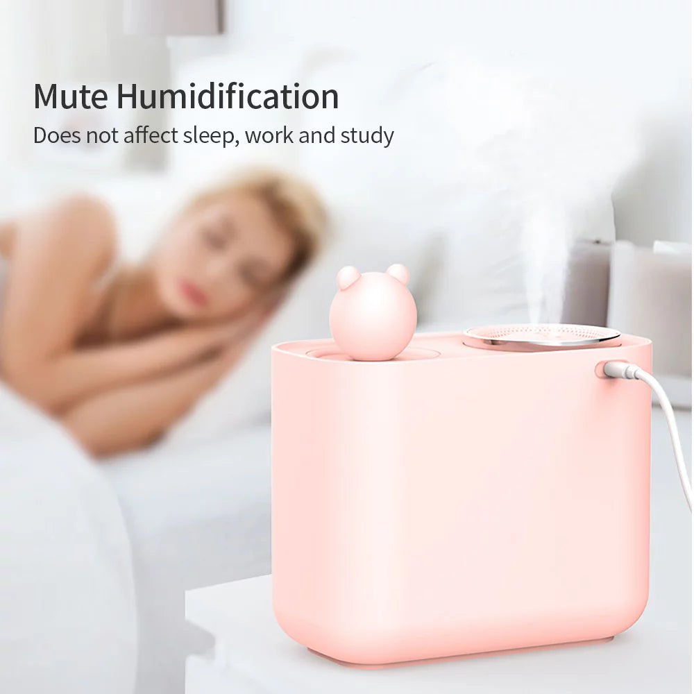 Orange Ultrasonic Humidifier 3L Water Tank D8892