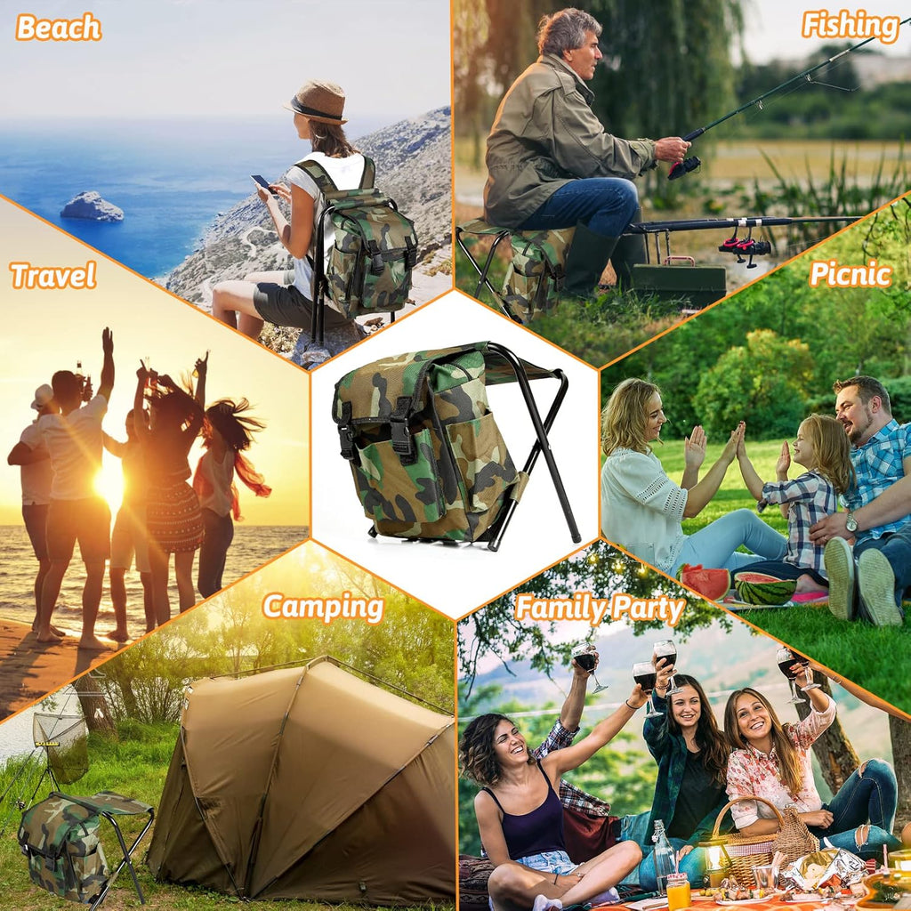 Camping Stool with Picnic Bag G7662