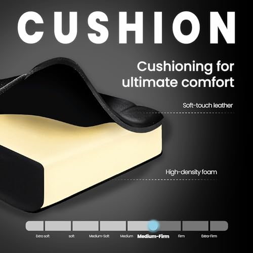 Black Ergonomic High Back Gaming Chair with Footrest W178