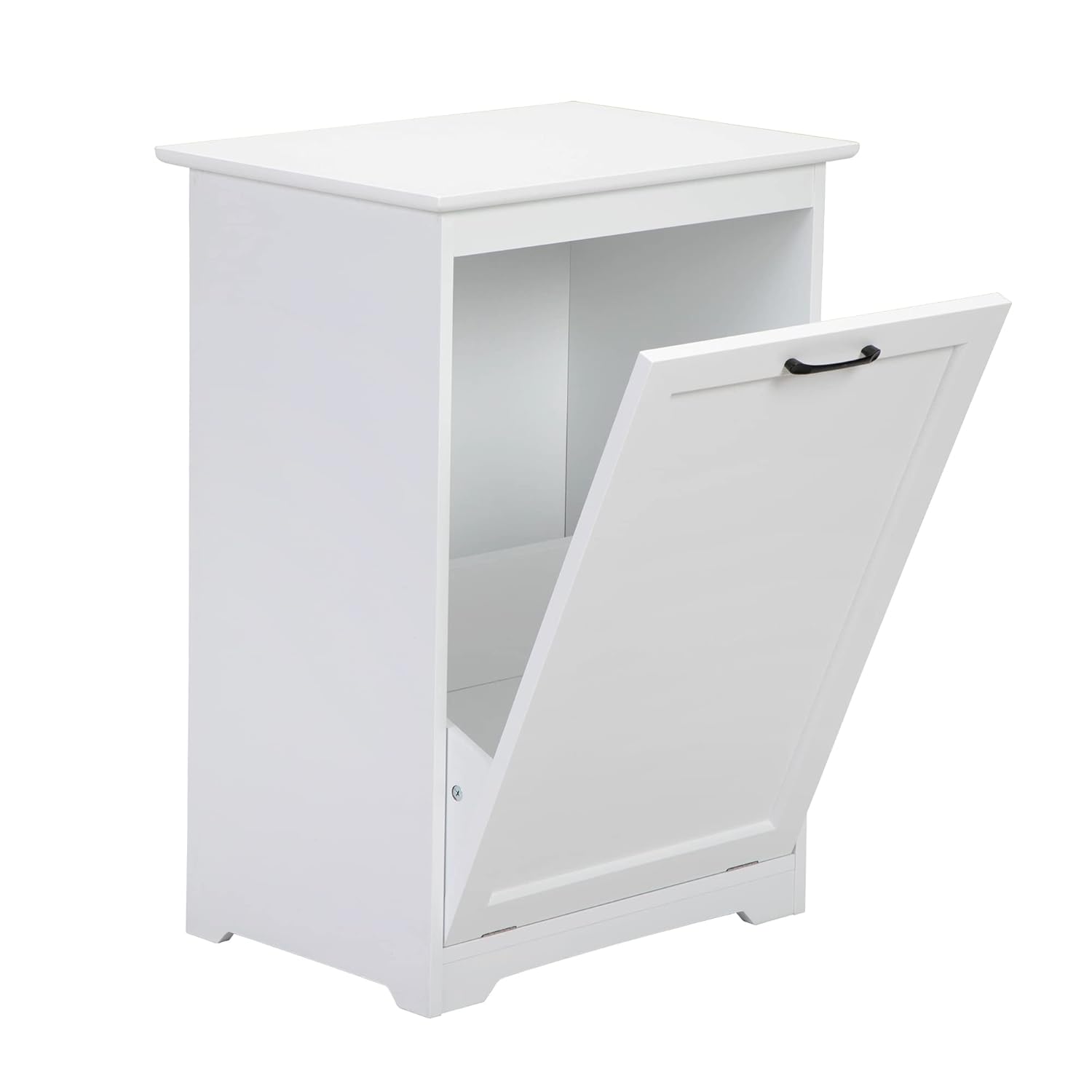 White Tilt Out Trash Cabinet F7182
