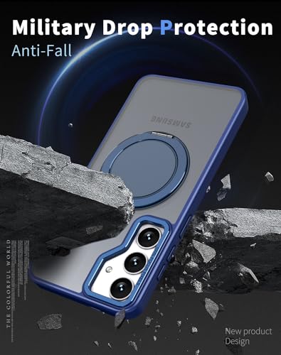 Purple Magnetic Kickstand Phone Case for Samsung Galaxy S22/S23 Ultra T9862
