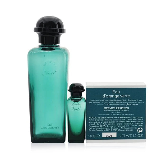 Eau De Cologne Spray + Eau De Cologne 7.5ml/0.25oz + Perfumed Soap 50g/1.7oz 3pcs 100ml/3.3oz V607
