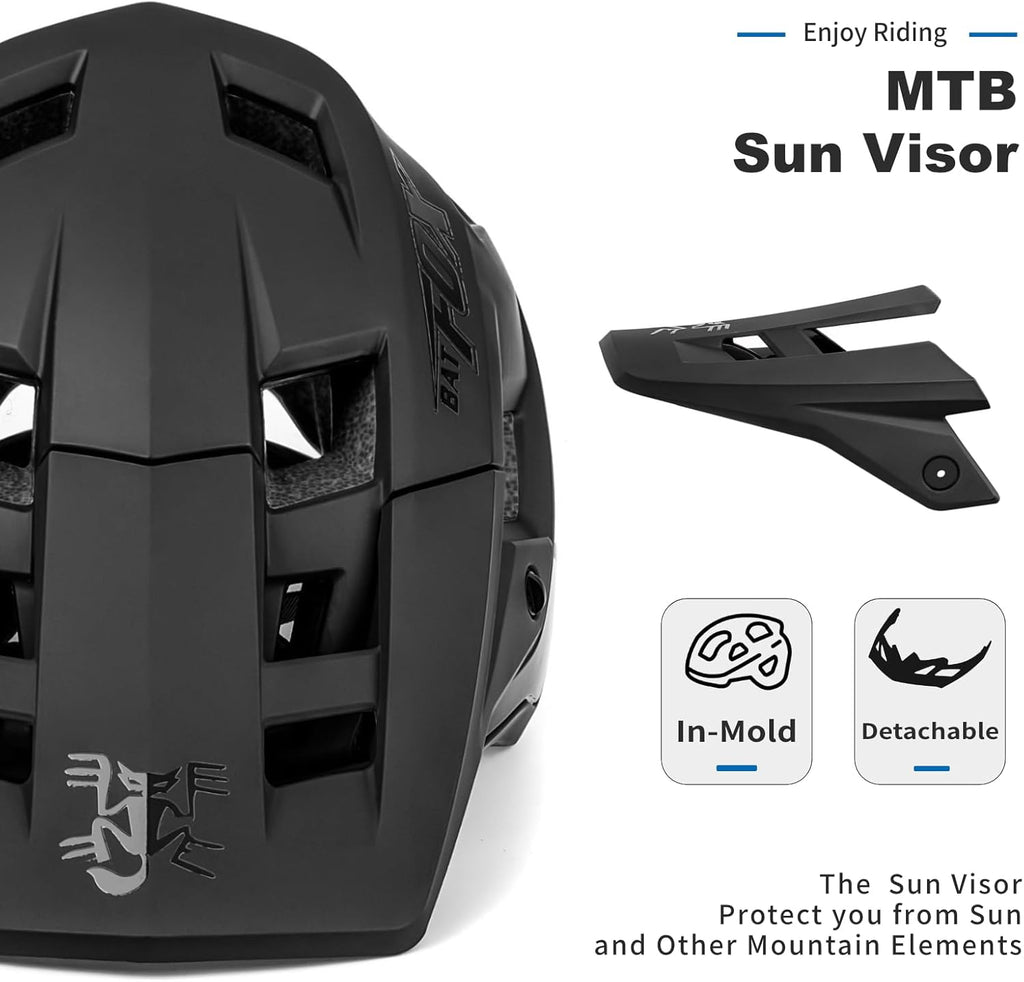 Black L(56-61CM) Bike Helmet V239
