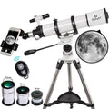 70mm Aperture 400mm AZ Mount Refracting Telescope with Carry Bag A833610