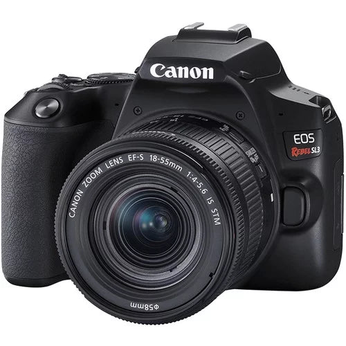 Black DSLR Camera with 18-55mm Lens H272637