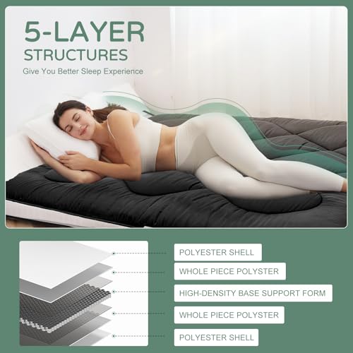 5" Thick Japanese Floor Mattress Futon Tatami Mat Q828669