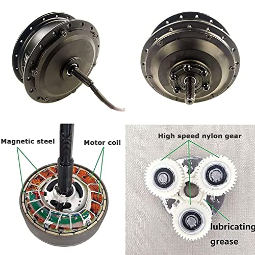 48V 1000W Rear Wheel Electric Bicycle Hub Motor Kit U498